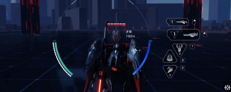 飞景机甲使用刀推技能瞬间，动作流畅，光影特效炫酷