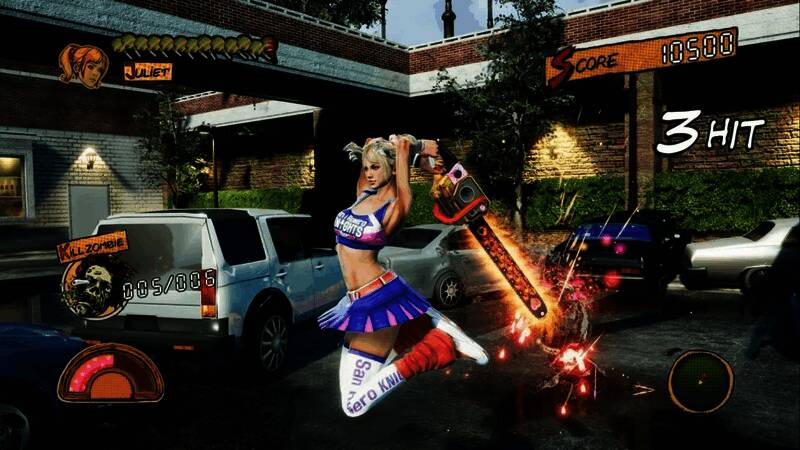 《电锯甜心RePOP》重制版封面,画面风格更加精致细腻