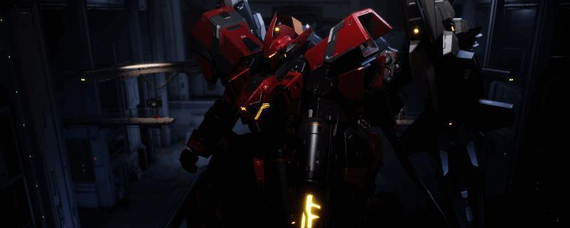 阿奎纳机甲沙扎比高达涂装效果图,展示多种色块组合后的完整外观