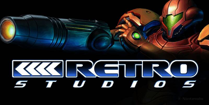 Retro工作室标志与《银河战士Prime》系列封面拼接图