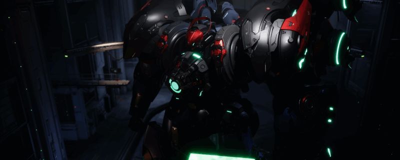 赤霄机甲涂装效果图，展示大魔高达风格的配色细节