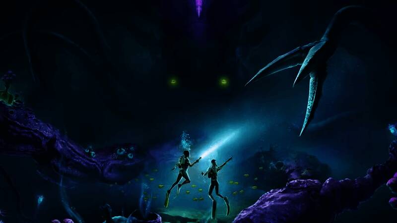 Unknown Worlds工作室办公环境实景,团队成员在开放式空间中专注开发《深海迷航2》