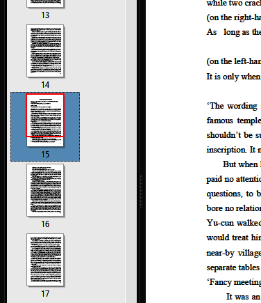 鼠标右键菜单展开,光标指向‘删除页面’选项
