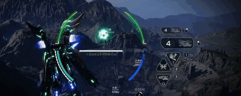 《解限机》游戏中机甲在城市废墟中激烈交战，爆炸火焰与碎片四溅，画面充满未来科技感