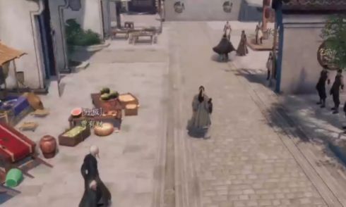 夜晚雨中,角色与神秘棍僧激烈对决,闪电照亮战场,技能特效交织