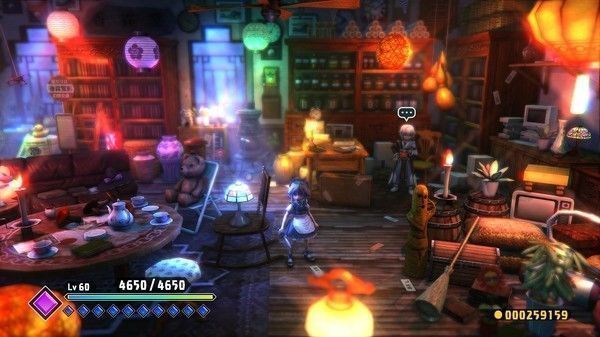 蕾米莉亚释放大招瞬间,红色符阵展开,弹幕如风暴般席卷全场