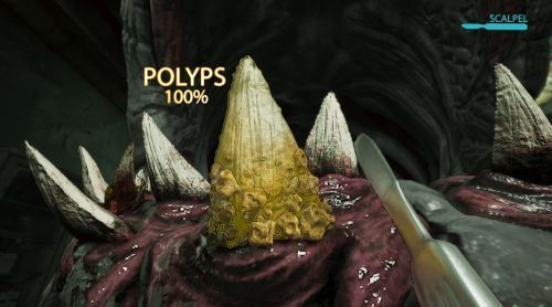 游戏主菜单界面,背景为幽蓝色调的地下诊所入口,标题‘Shark Dentist’血迹斑斑