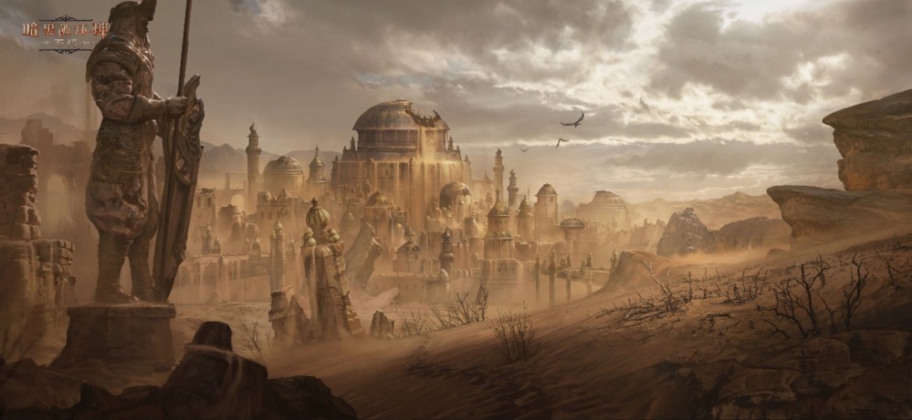 多名不同职业的角色站在传送门前准备集结出发，背景是跨服匹配界面的光效动画