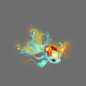 动态GIF展示:北溟鲲坐骑腾空而起,通体幽蓝泛银光,双翼展开时洒落星尘粒子,背景为云海翻涌的三界天空