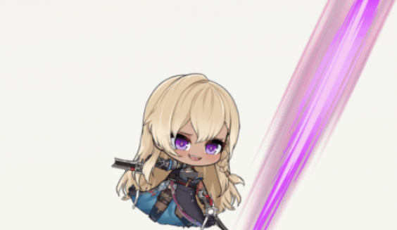 妮娜角色档案界面：左侧为动态立绘，右侧显示详细属性面板与技能树，底部标注‘限时建造：7.24-8.7’红色倒计时标签