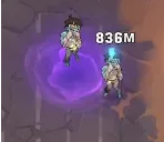 技能演示动图：绿色毒雾呈环形扩散覆盖多个僵尸，界面右上角实时跳动‘+15%易伤’浮动数值，持续刷新无中断