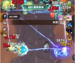 战斗实录截图：十余只青灰色青蛙在战场上无序弹跳，周围僵尸持续掉血，HUD显示‘蛙化目标：13/15’及‘易伤增幅：+35%’