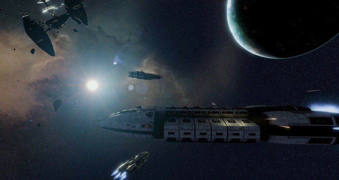 Steam四款免费游戏封面横向排列：左起《荣耀战场2》中世纪骑士冲锋、《太空堡垒卡拉狄加》破损战舰内景、《加勒比撞球派对》热带岛屿撞球台、《幻想将军2》俯视角魔法战场