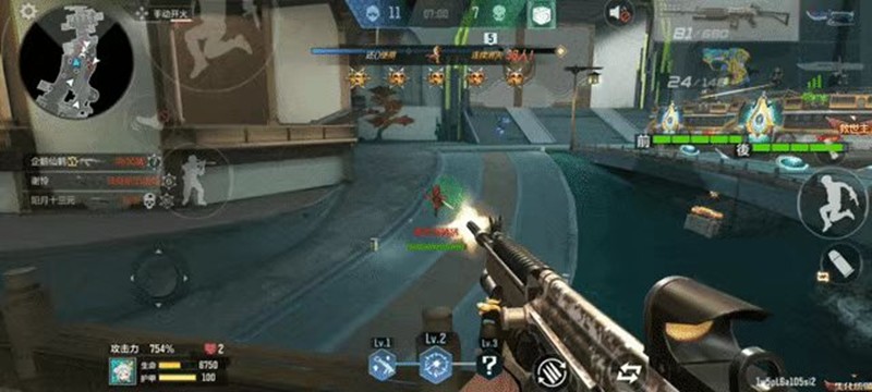 灵息共鸣点特效演示：玩家触碰发光石碑瞬间，半透明幽灵轮廓在百米范围内逐个浮现，如同水墨晕染般由淡转浓