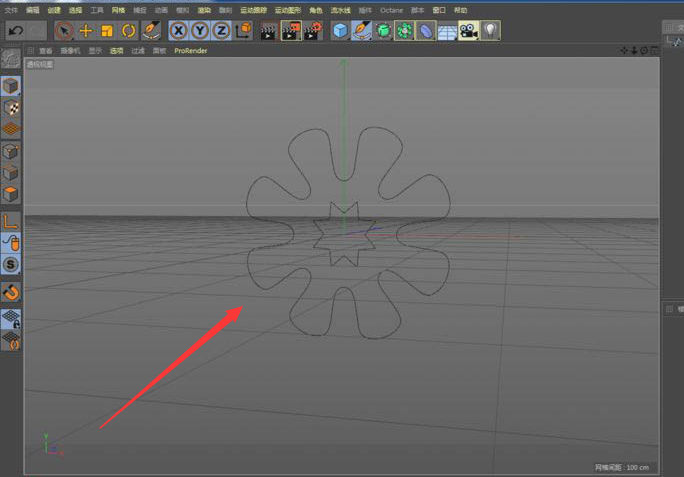 C4D操作界面分屏演示:左屏为多边形草图编辑状态,右屏实时显示挤压后的浅浮雕效果,模型表面可见细微纸纤维噪点