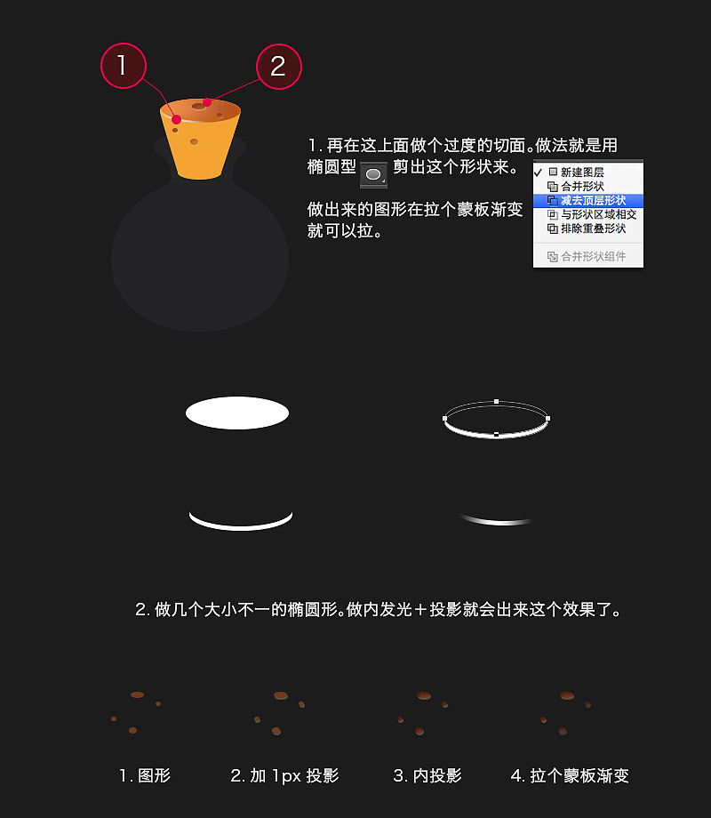 瓶腹中心能量光晕渲染效果，紫红色光晕如心跳般向外扩散，与周围暗调形成强烈视觉焦点