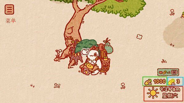 兔兔岛游戏中心区域界面