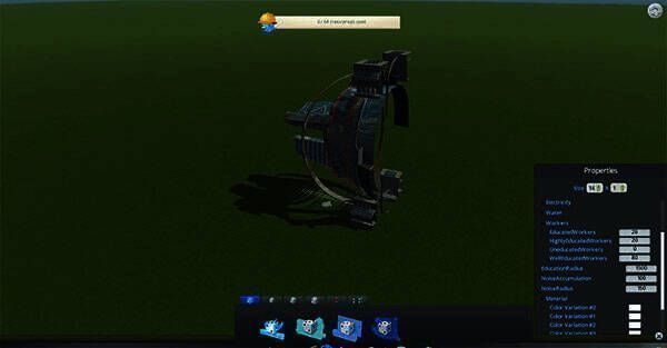 建筑物DIY工具界面