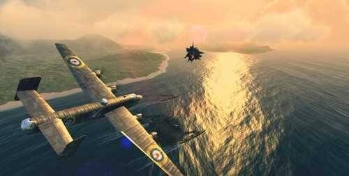 浴血战机二战空战游戏画面