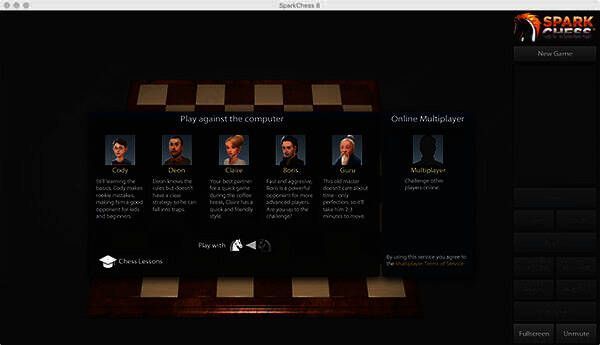 国际象棋mac版游戏画面