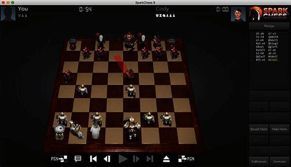 国际象棋游戏规则展示