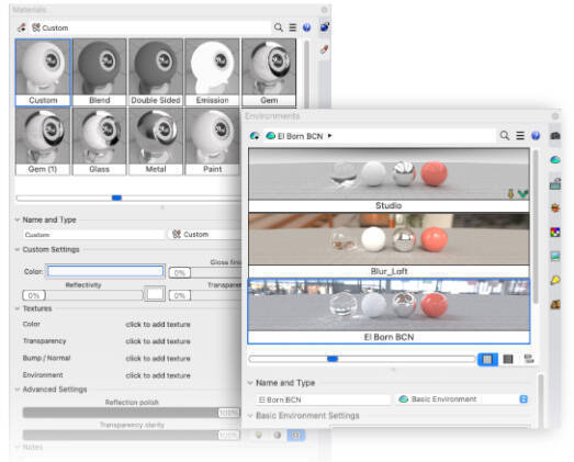 改进的渲染界面展示