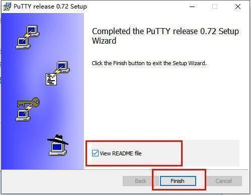 PuTTY 安装完成界面