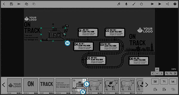 移动和重新排列元素操作界面
