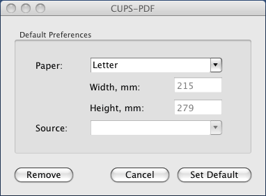 打印机配置界面图