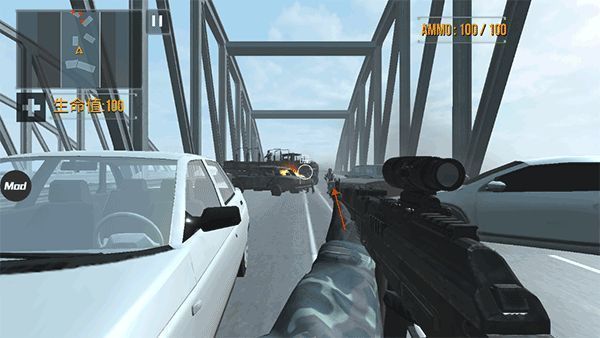 游戏中锁定敌人画面