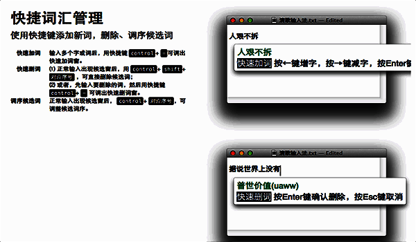 清歌五笔输入法mac版展示图