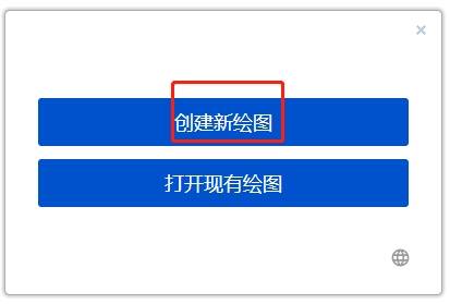 点击创建新绘图选项界面