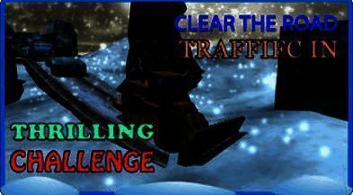 雪犁车驾驶3D游戏画面