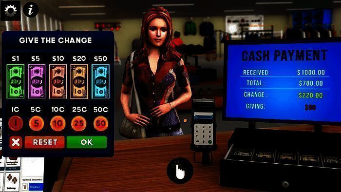 服装店经营模拟游戏画面