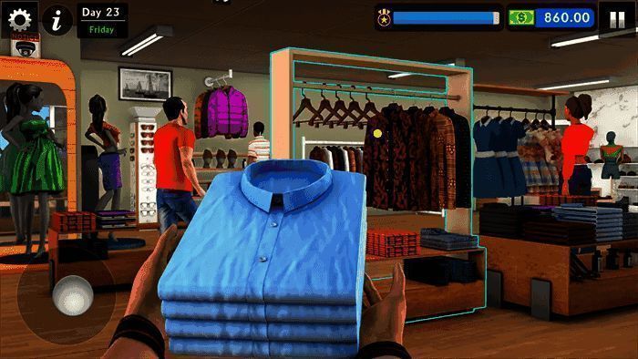 服装店经营模拟游戏画面