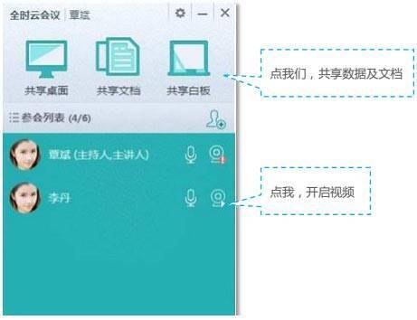 共享文档及数据界面图