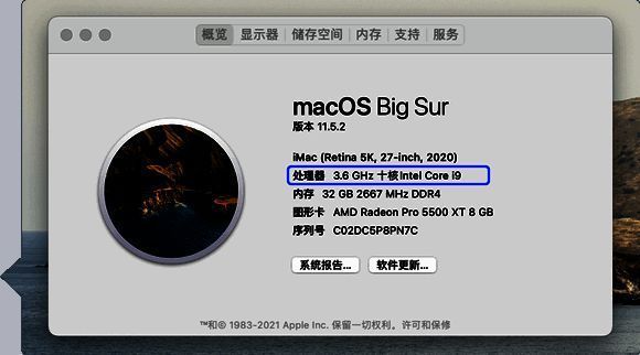 查看芯片或处理器