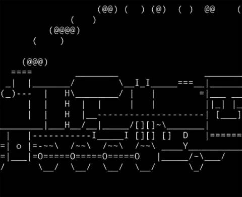 Termux运行sl测试包展示图片