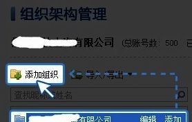 添加组织及成员