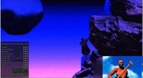 换方向落石画面