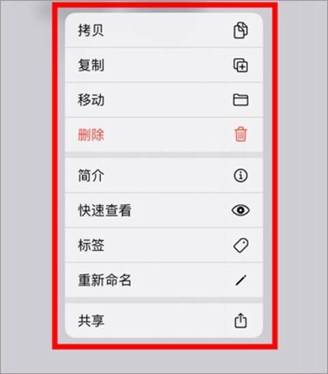 iOS 系统查看下载文件步骤示例图