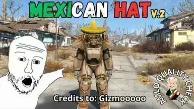 《辐射4》墨西哥动力装甲帽MOD截图1