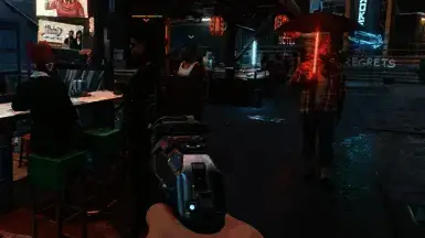 赛博朋克2077更好的敌人生命条MOD截图