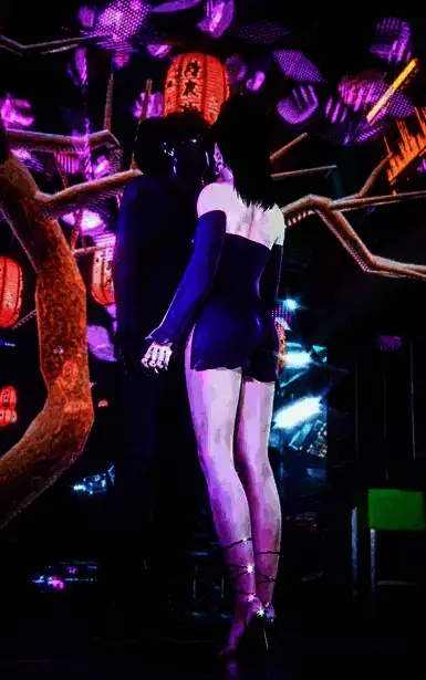 赛博朋克2077情人女孩连衣裙MOD截图2