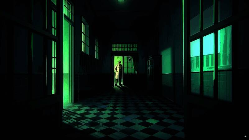 《蠕行的恐惧：克苏鲁选集》小镇背景画面