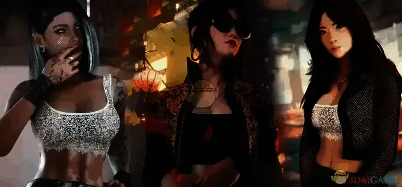 《赛博朋克2077》时尚镂空蕾丝装MOD截图1