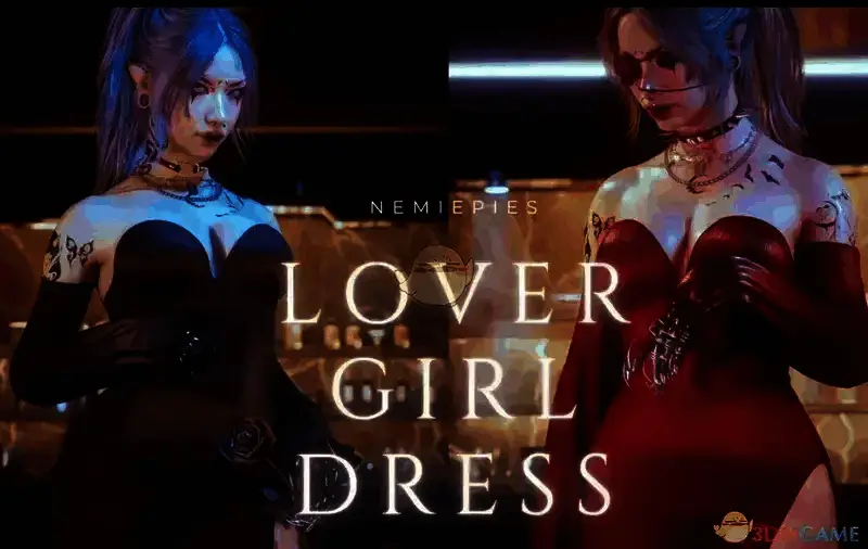 《赛博朋克2077》情人节连衣裙MOD截图1