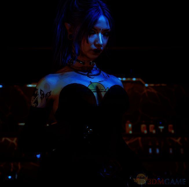 《赛博朋克2077》情人节连衣裙MOD截图2