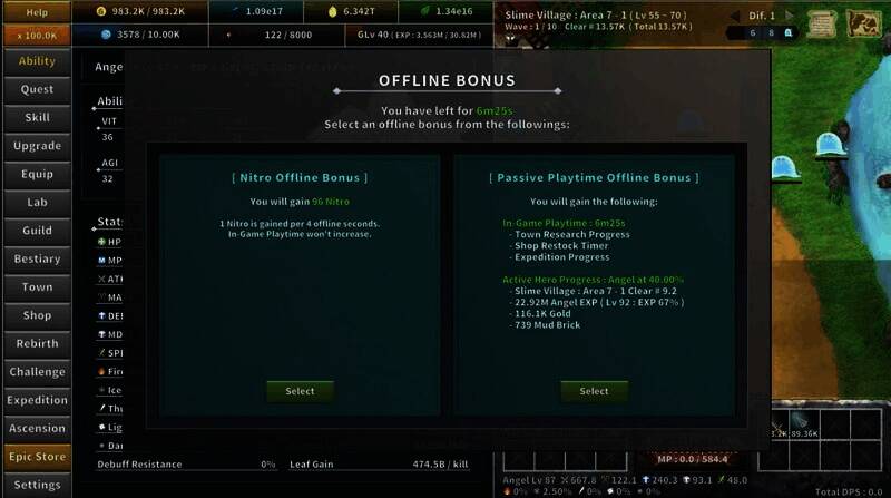 《增量史诗英雄2》角色战斗画面