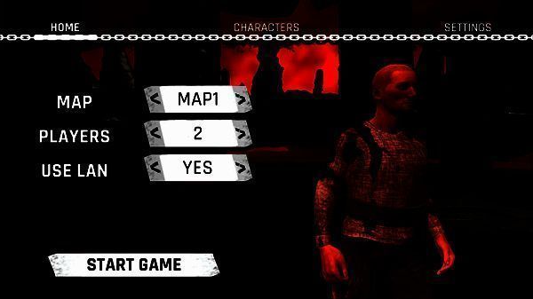 游戏主页地图调整界面